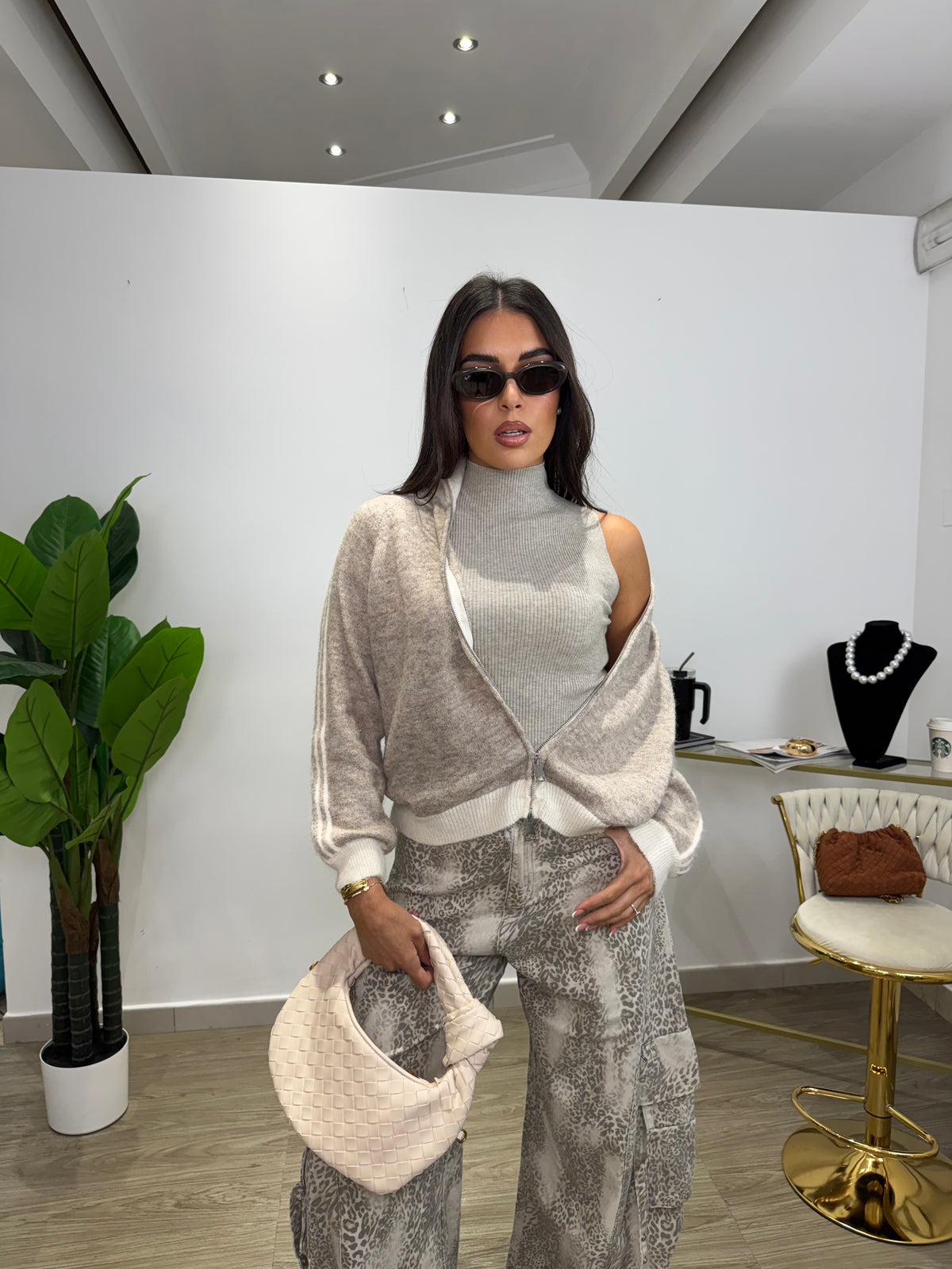 Top Costine Beige