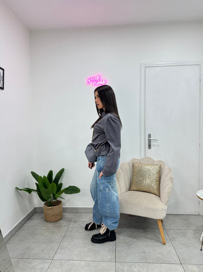 Maglia Polo Easy Grigia