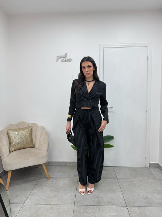 Giacca Crop Gessy Nero