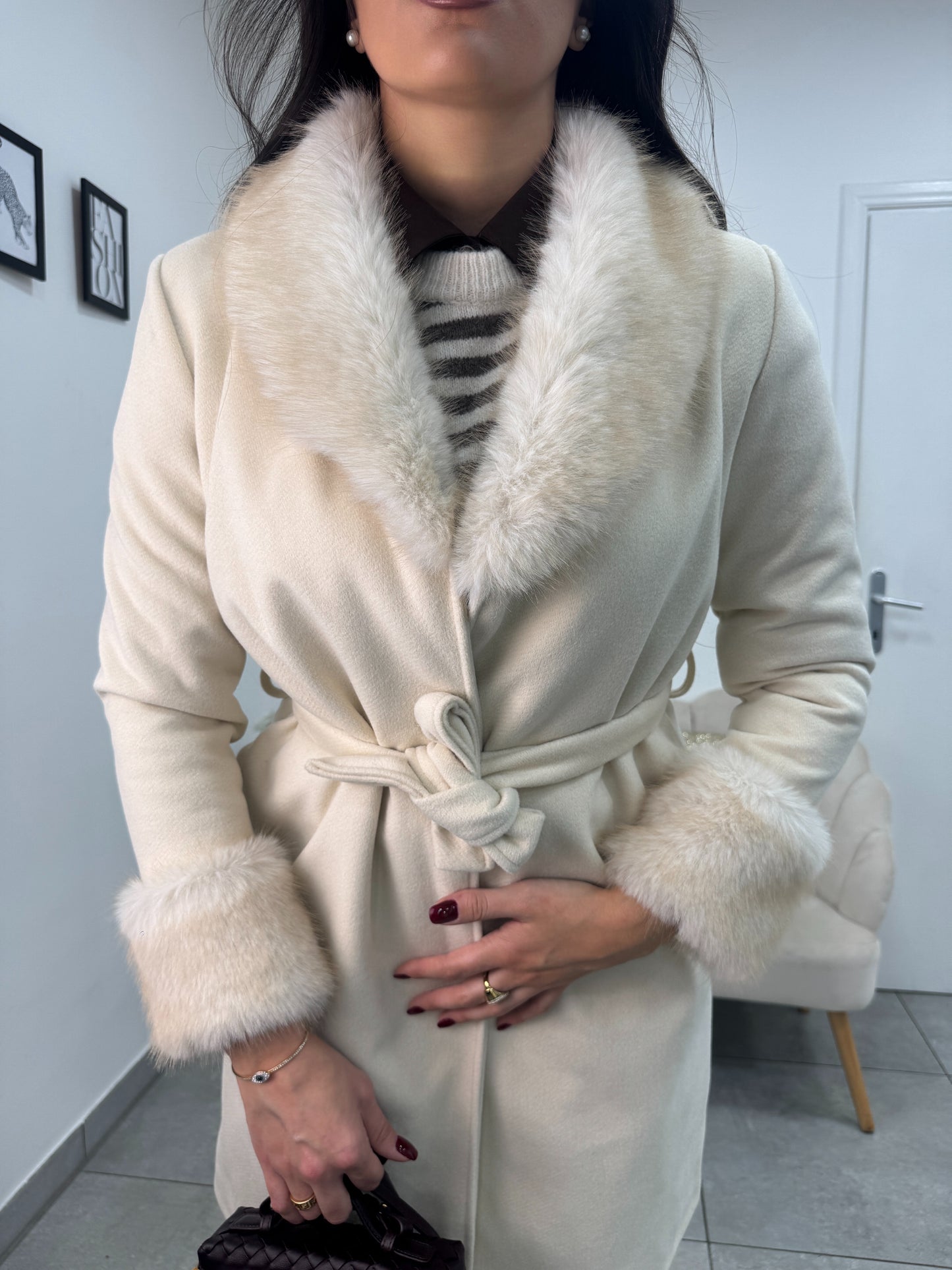 Cappotto Miranda Panna