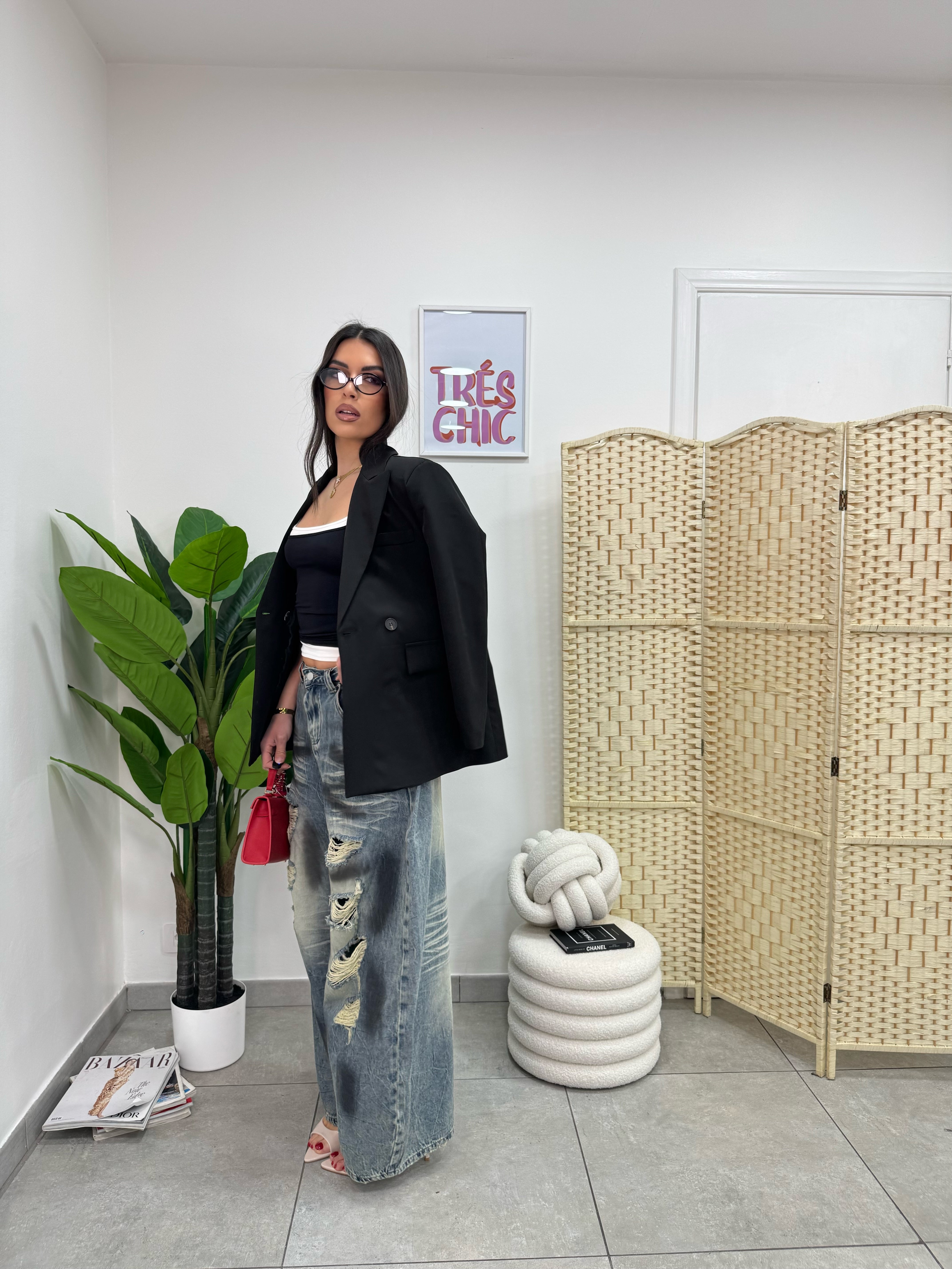 Blazer Doppiopetto Nero