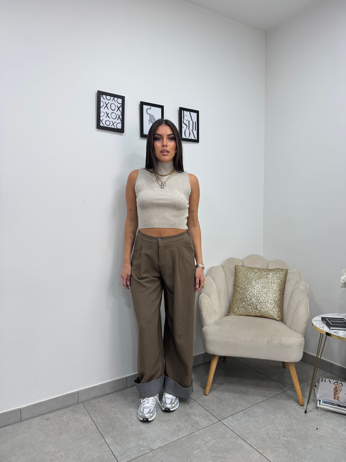 Top Lupetto Smanicato