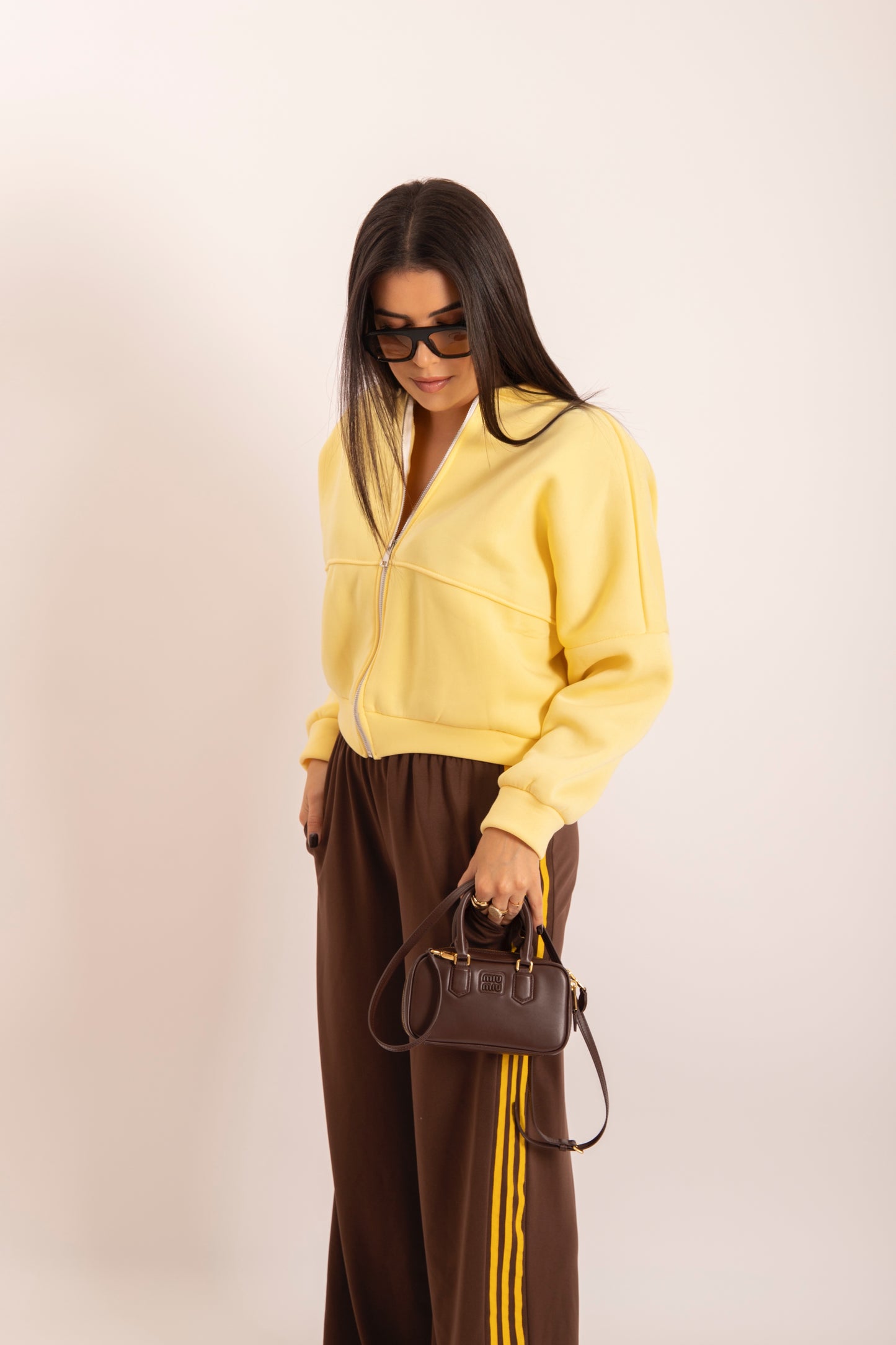 Pantalone Adi Marrone Giallo
