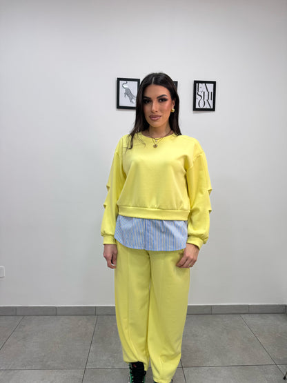 Felpa Shirt Gialla