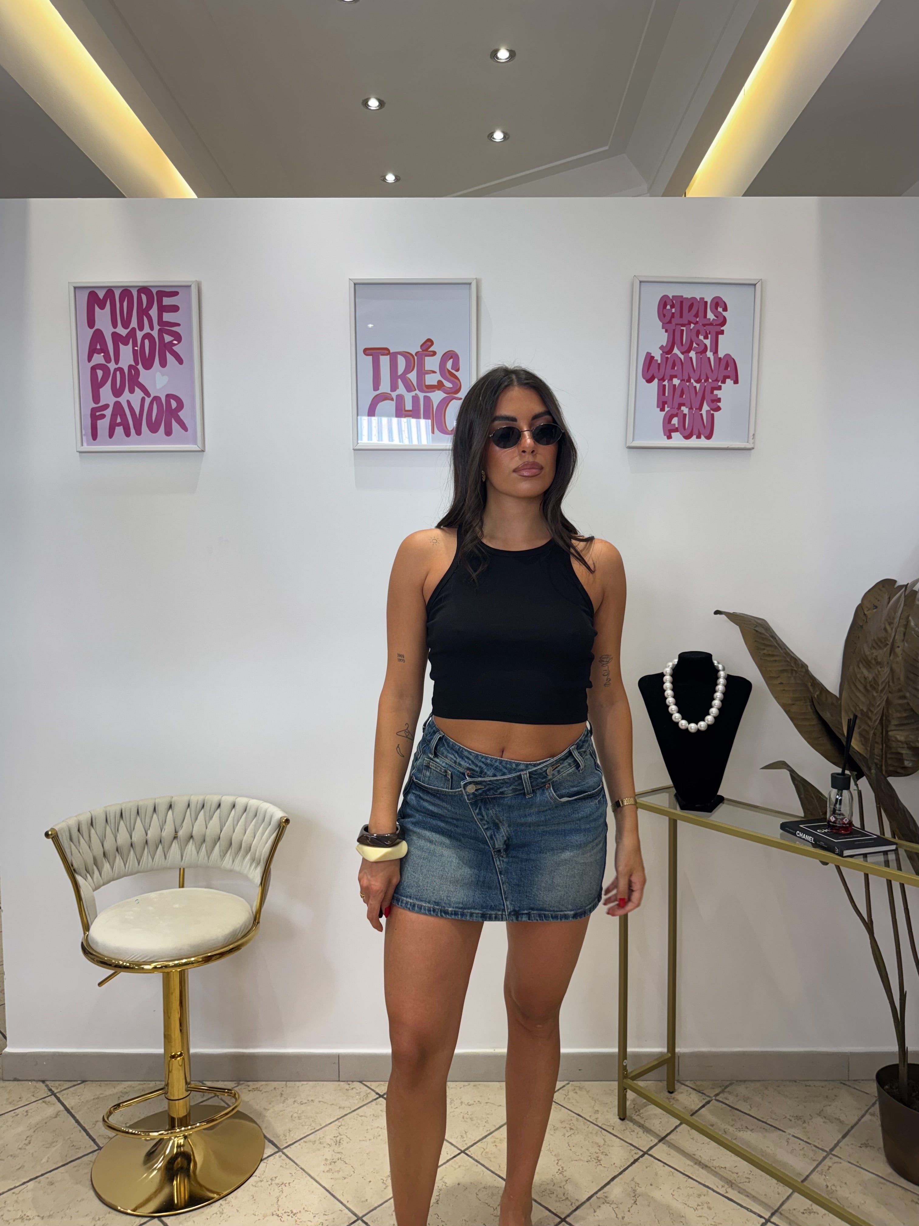Gonna Jeans Retrò