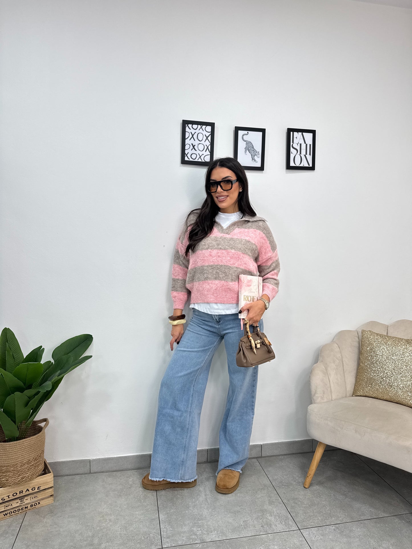 Jeans Wideleg Denim Chiaro