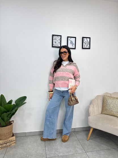 Jeans Wideleg Denim Chiaro