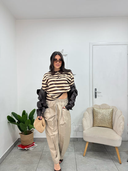 Pantalone Comfy Beige