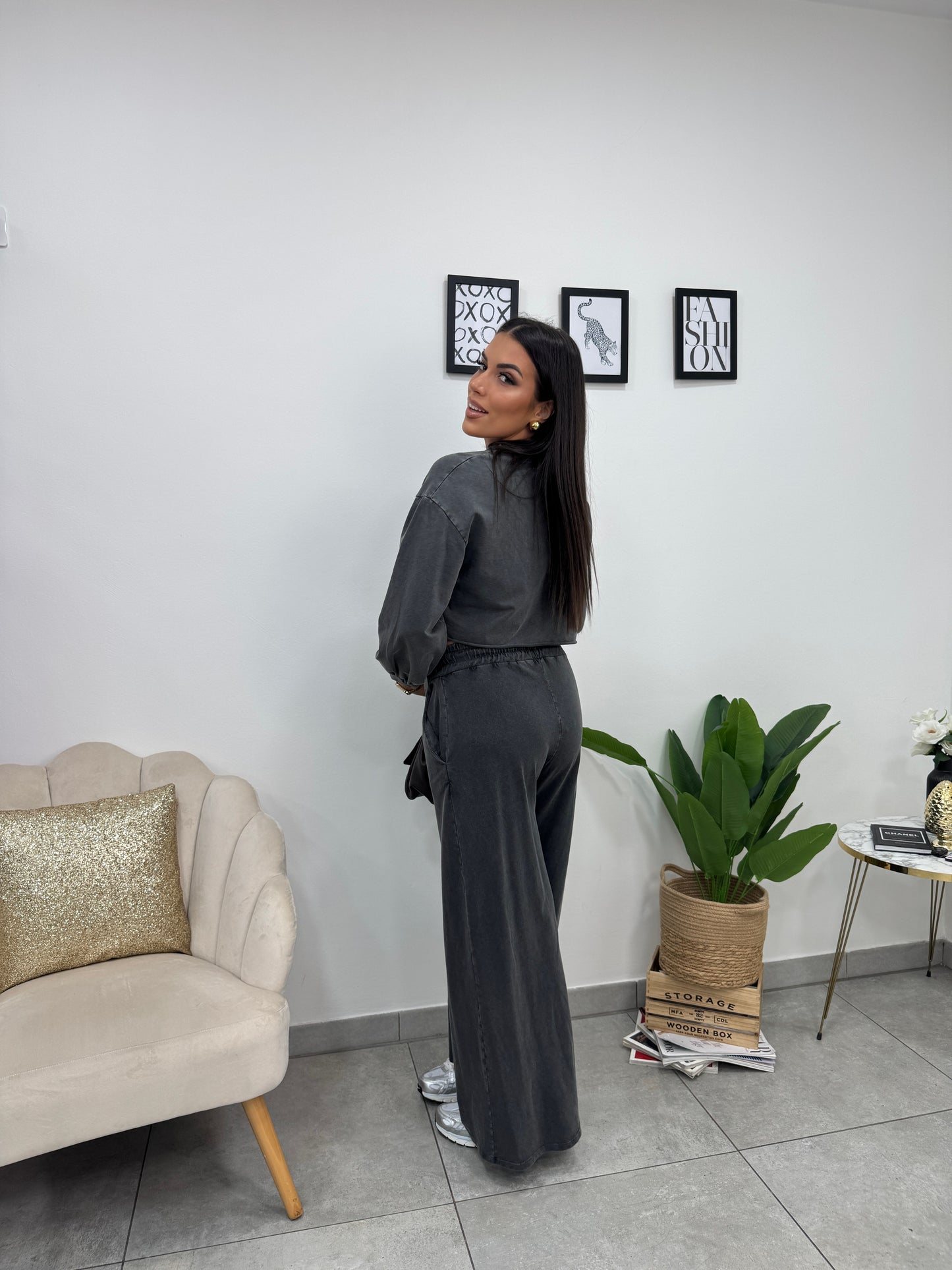 Pantalone Tuta Grigio