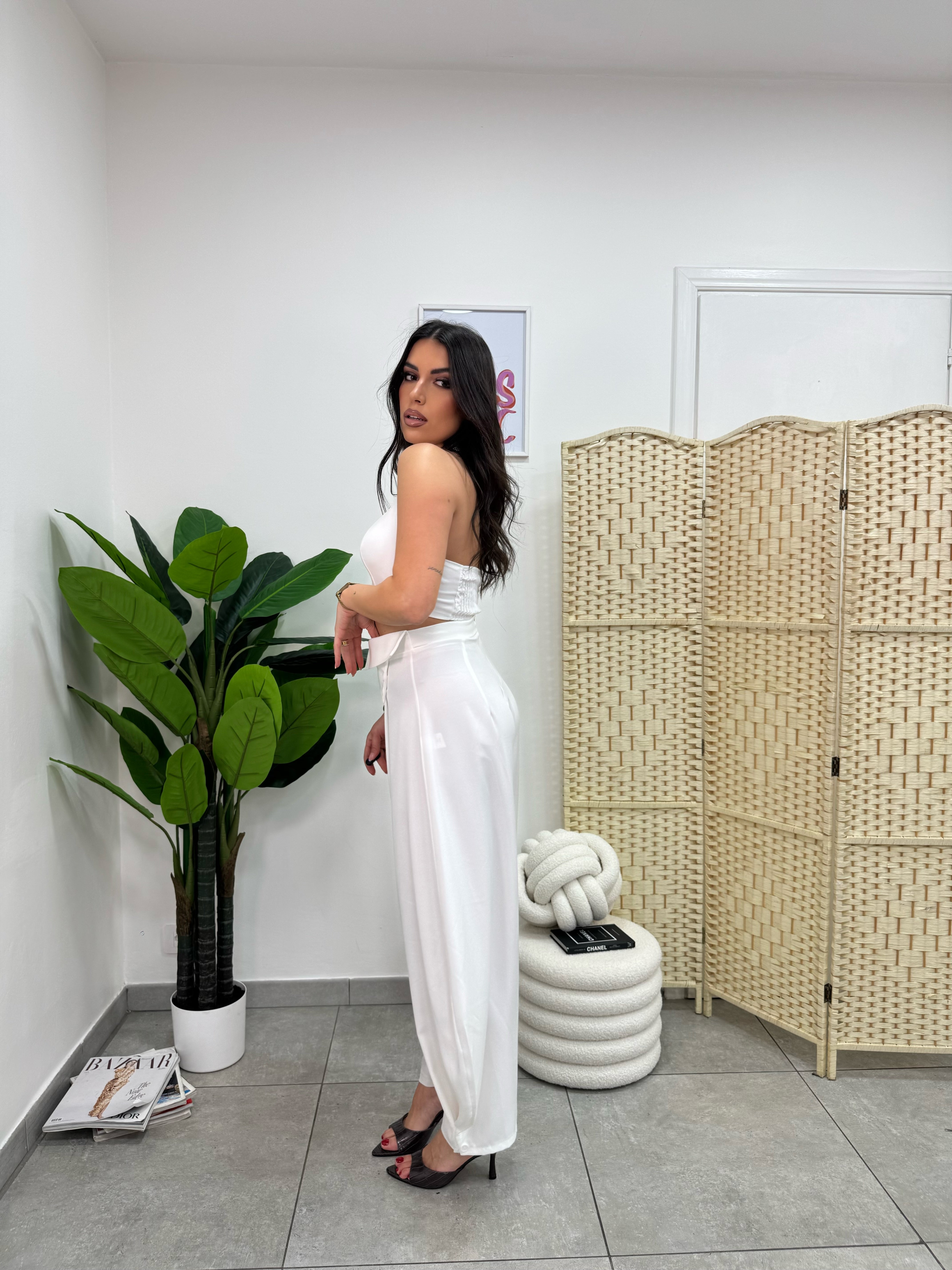 Crop Top Jasmine Bianco