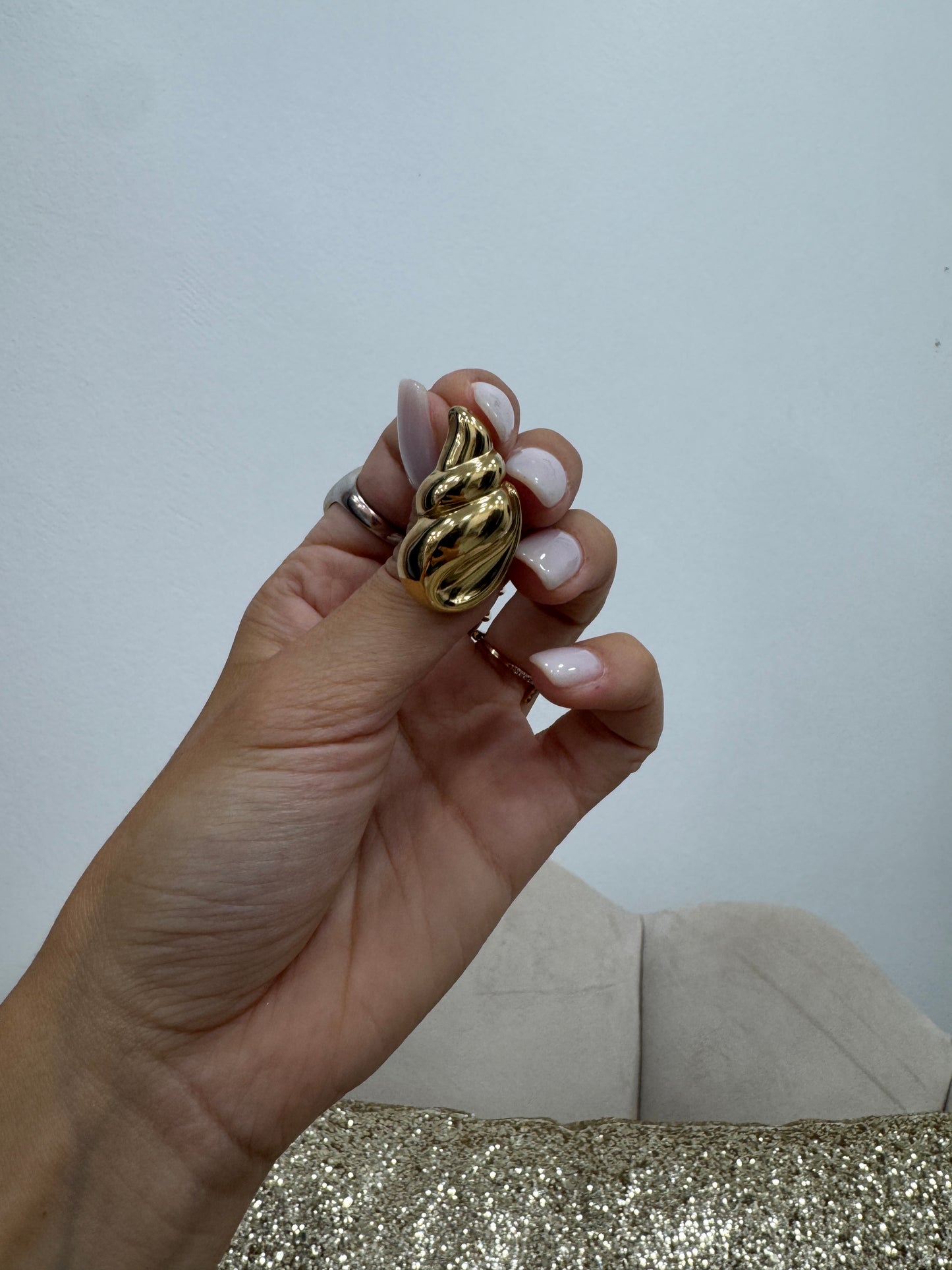 Orecchini Conchiglia Oro