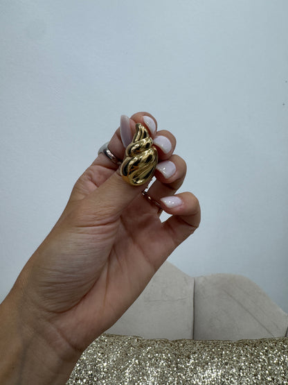 Orecchini Conchiglia Oro