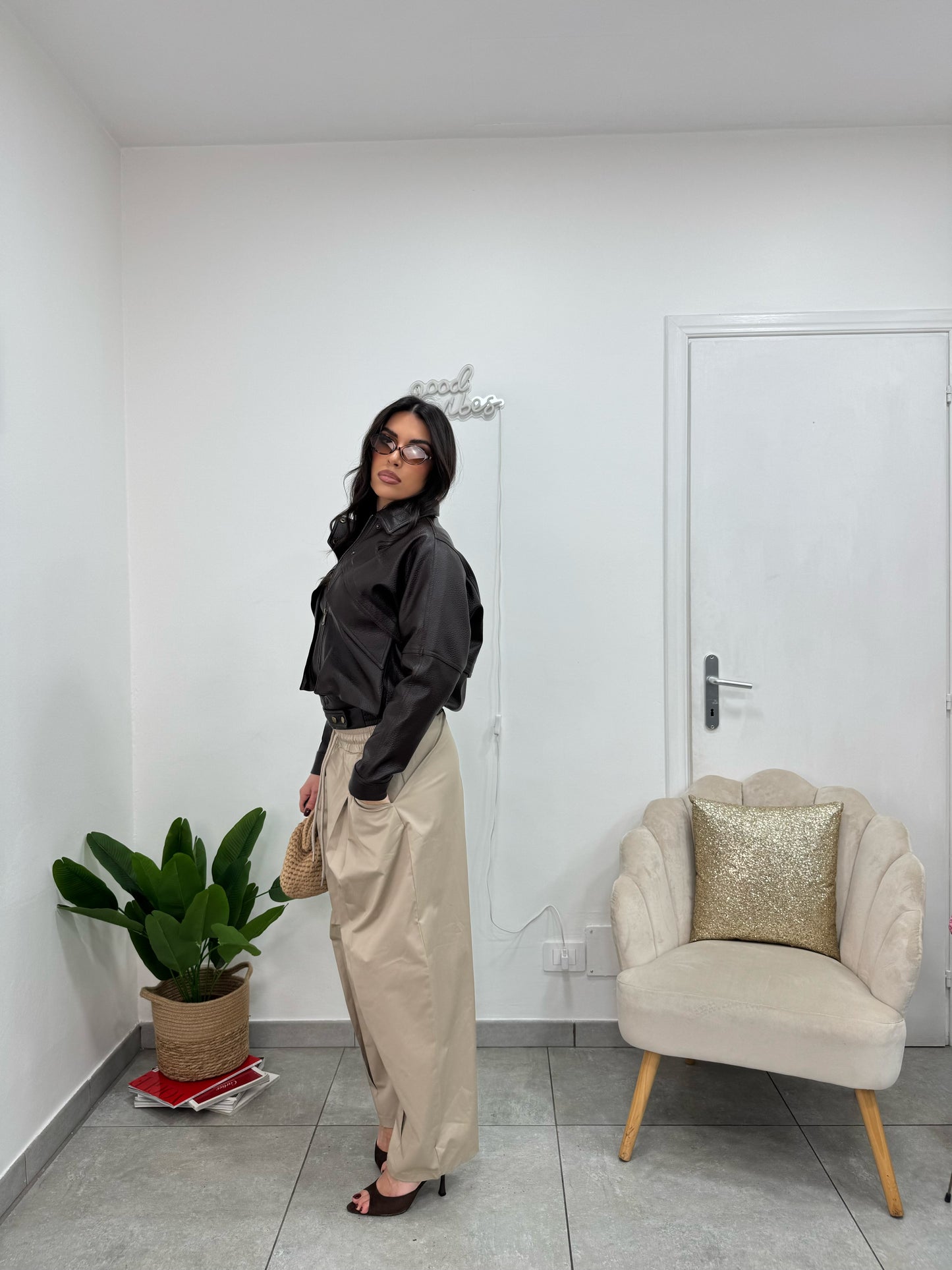 Pantalone Comfy Beige