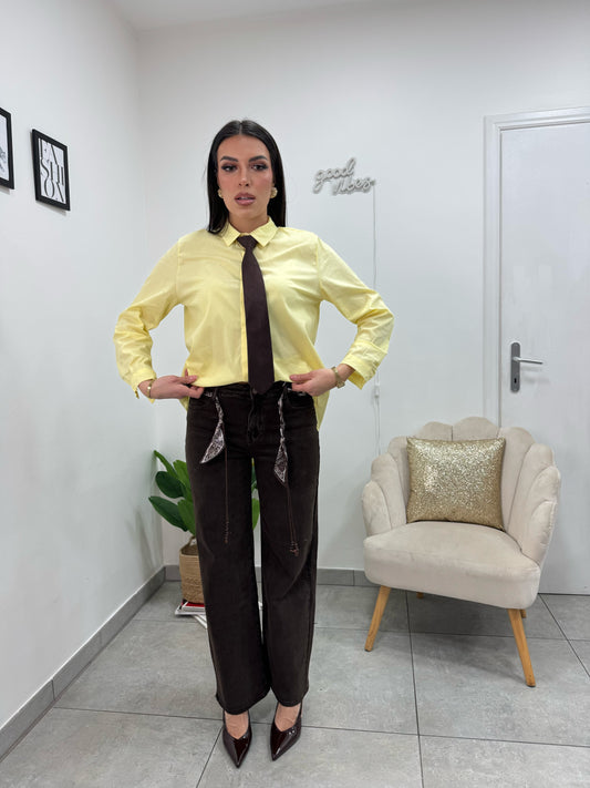 Jeans Western Marroni