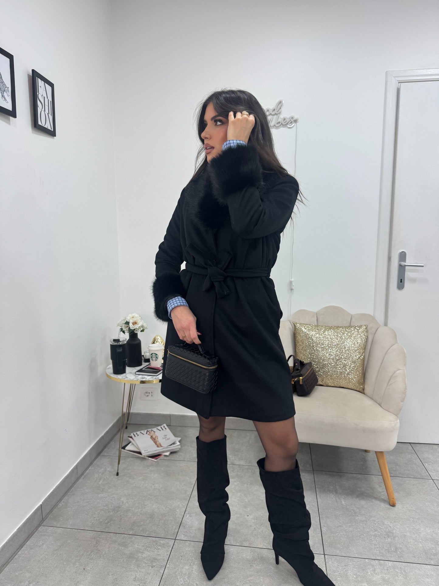 Cappotto Miranda Nero