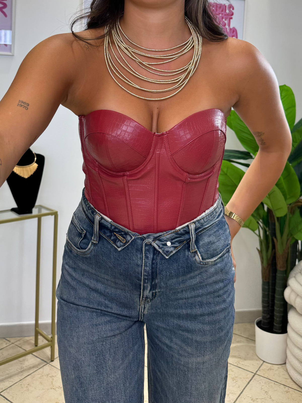 Corsetto Croc Rouge