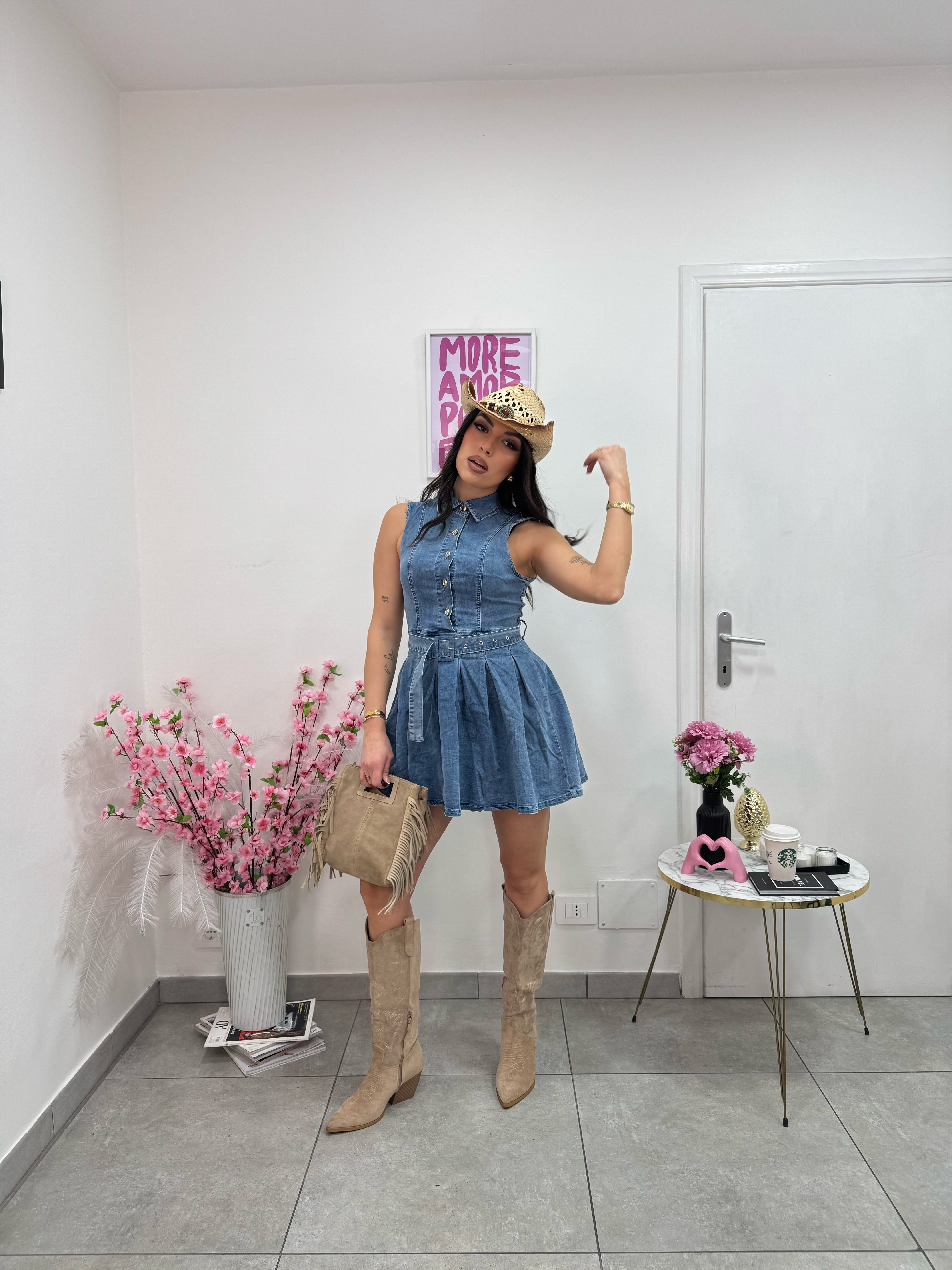 Abito Farm Jeans Denim