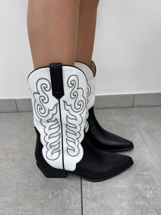 Texani Bassi Bicolore Nero