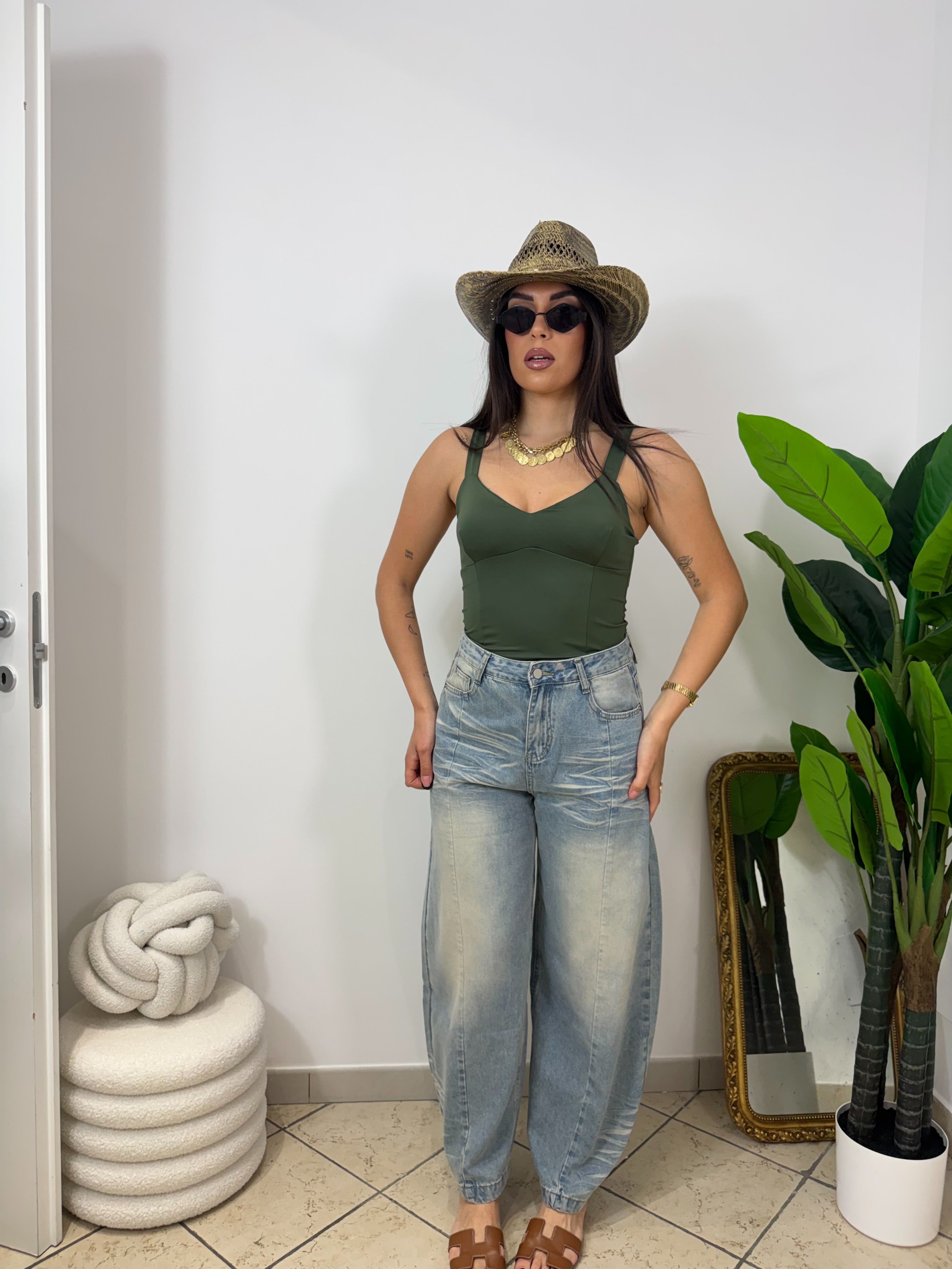 Body Skin Verde Militare