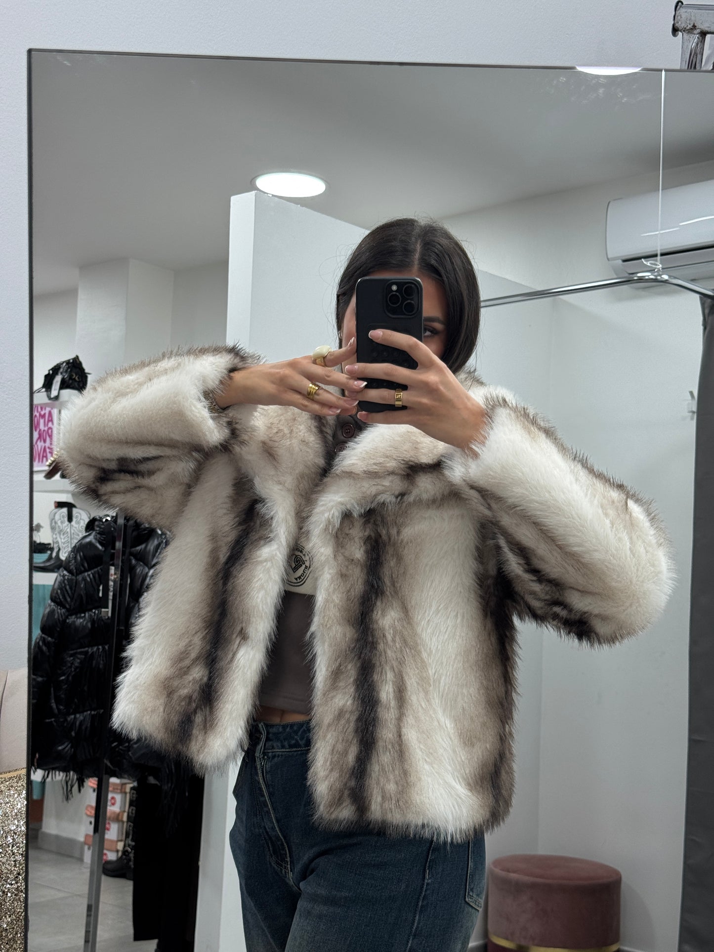 Ecopelliccia Piccadilly Beige