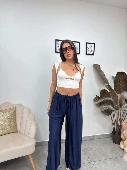 Crop Top Khloe Bianco