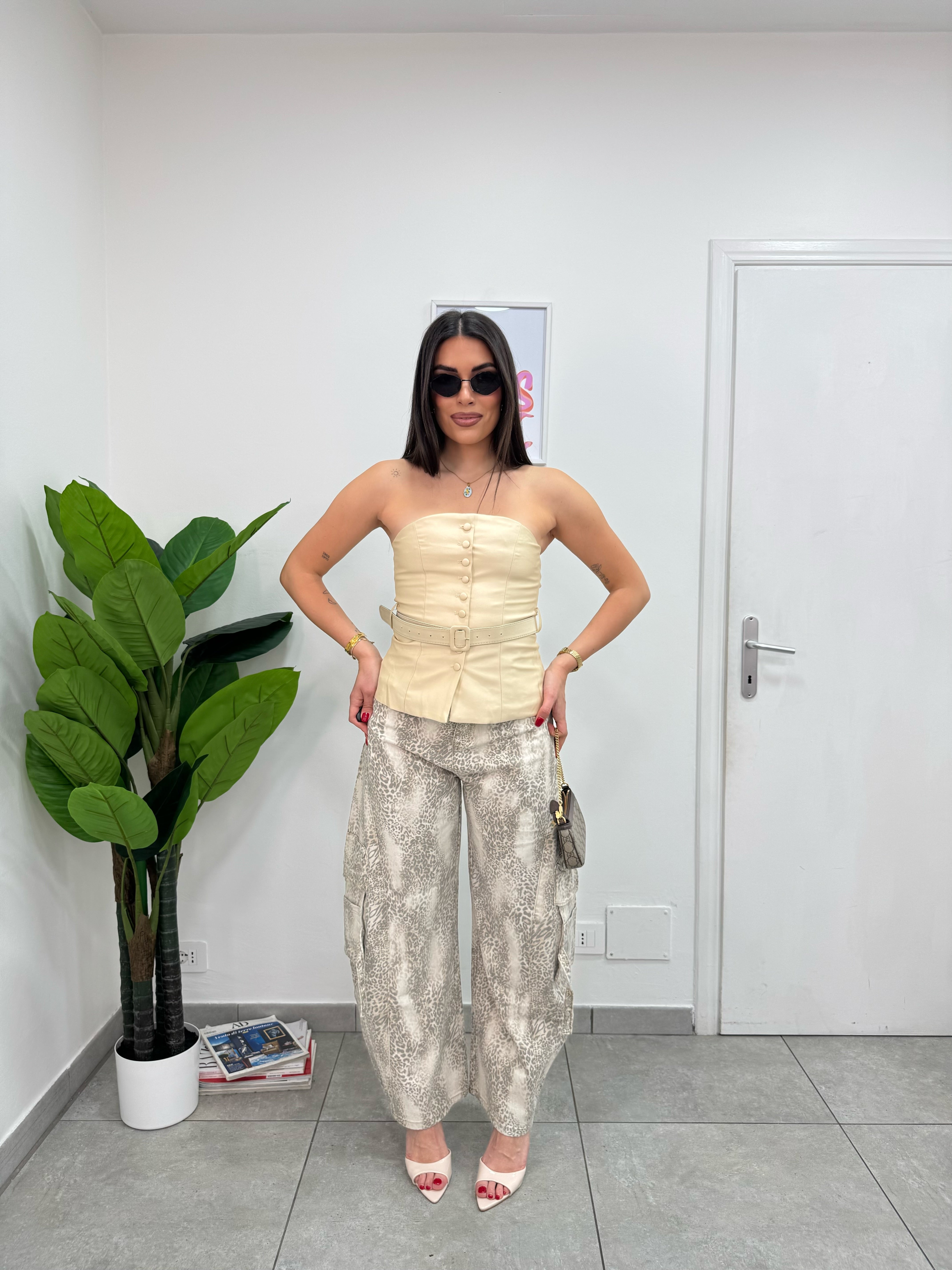 Corsetto Cintura Beige