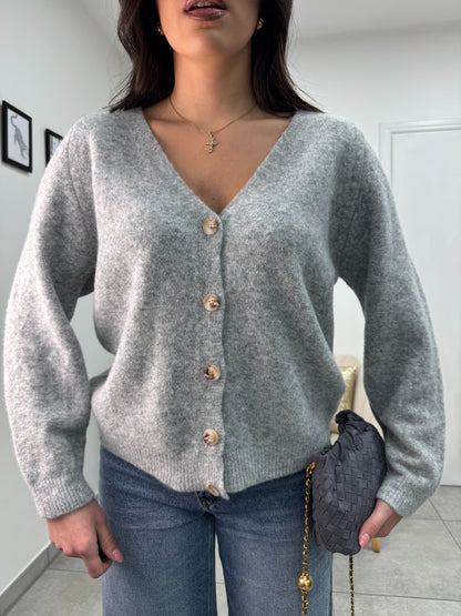 Cardigan Sweetheart Grigio