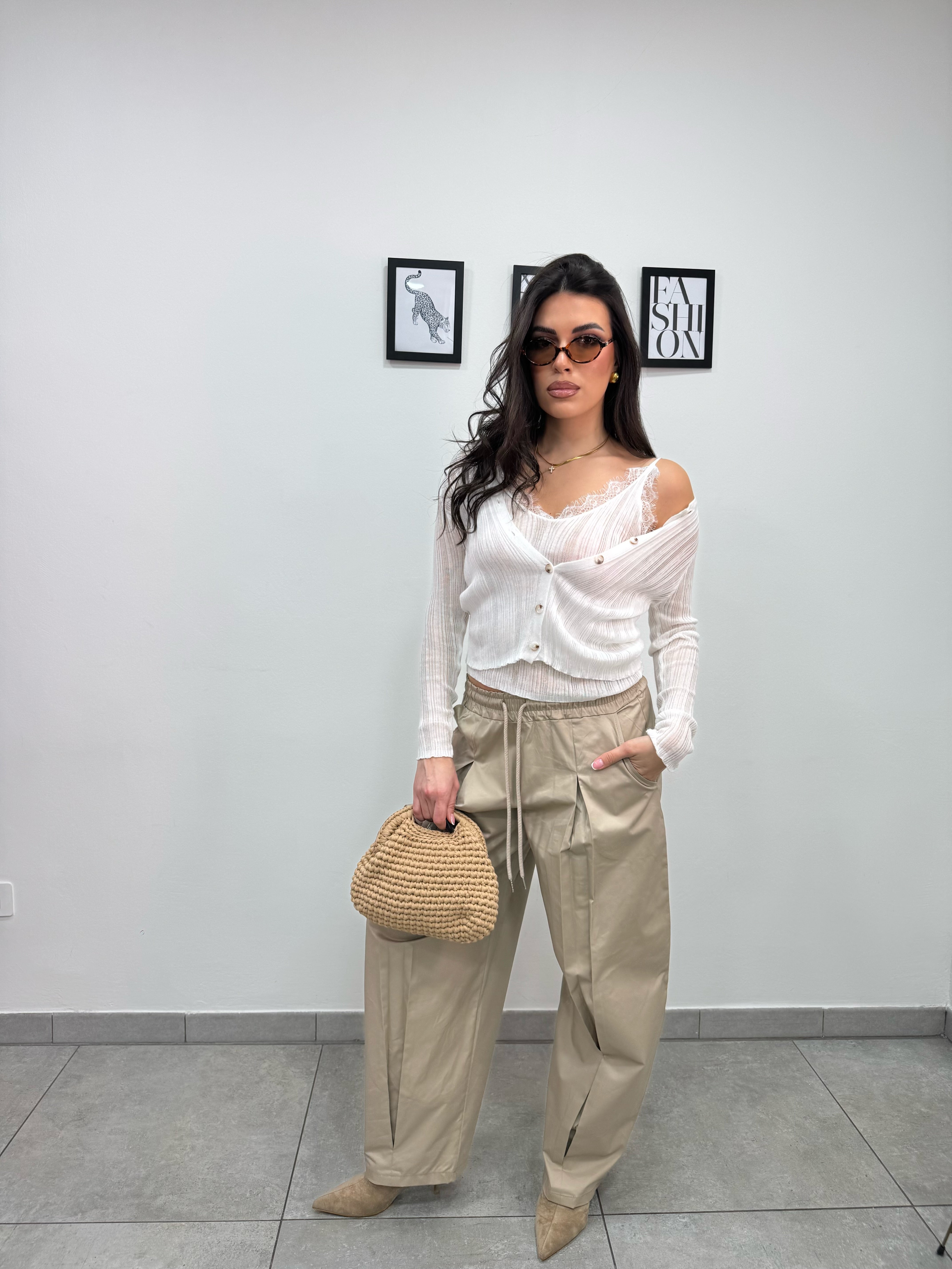 Twinset Finesse Bianco