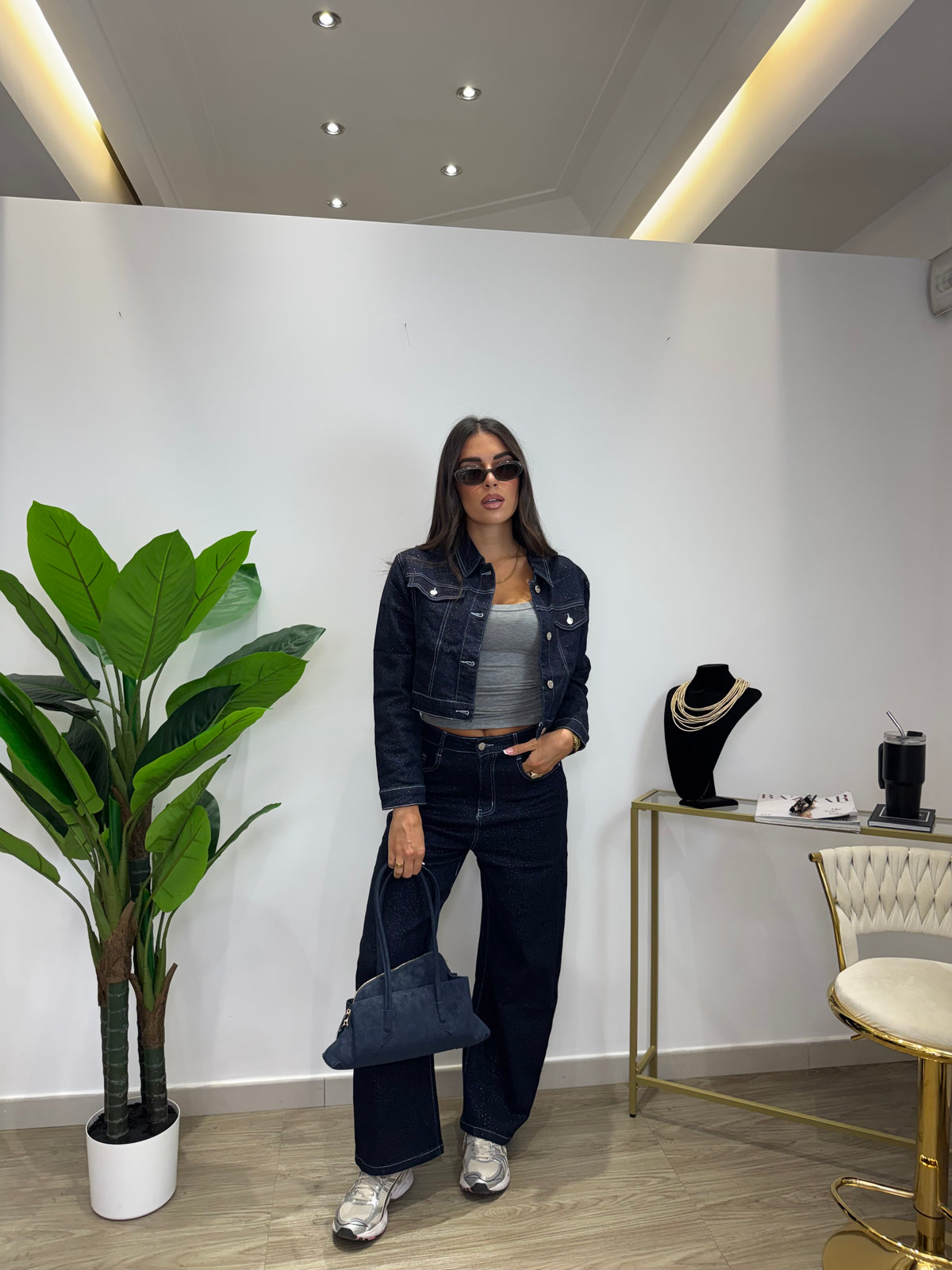 Jeans Blu Lurex