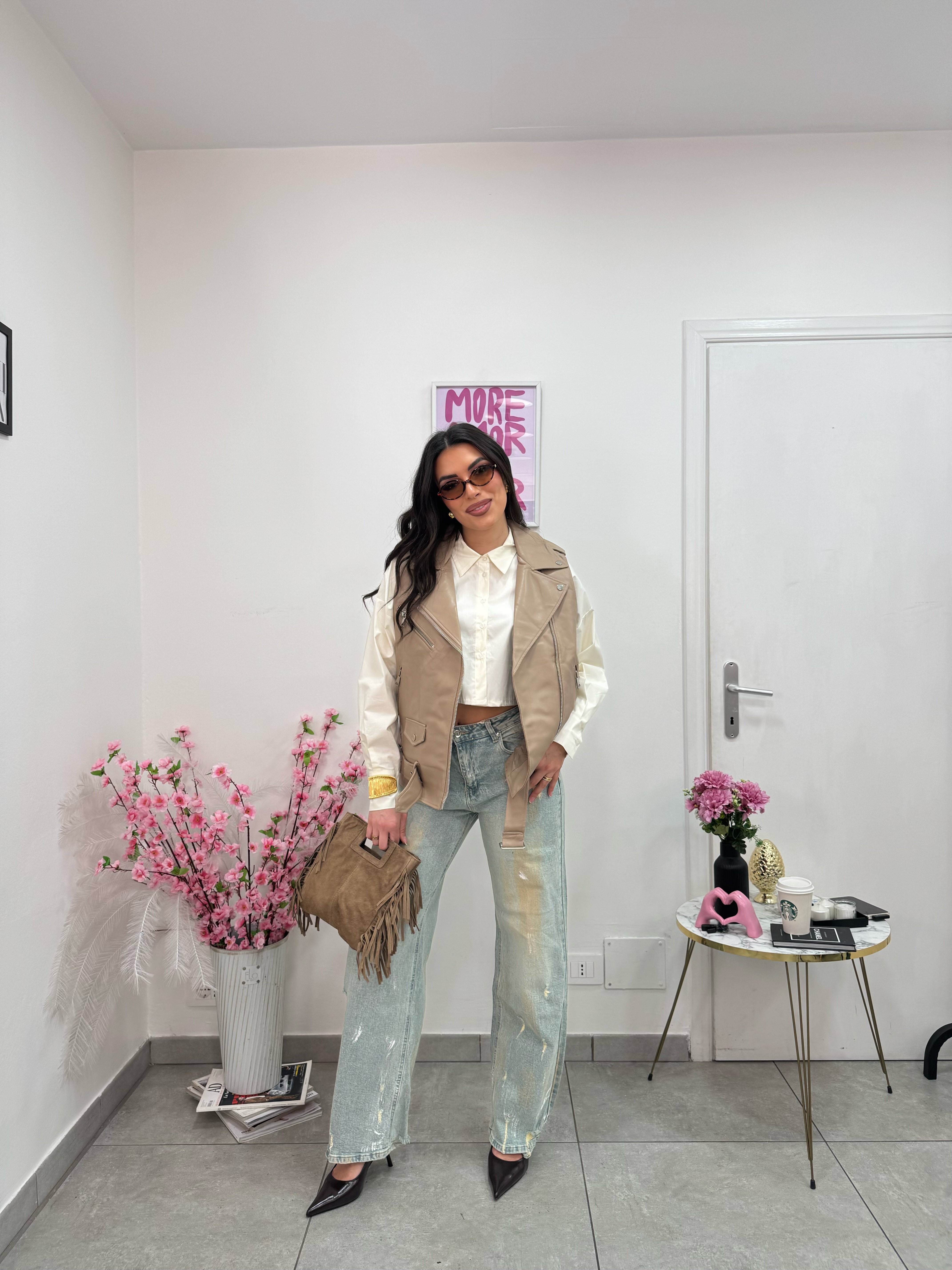 Jeans Denim Whitewashed