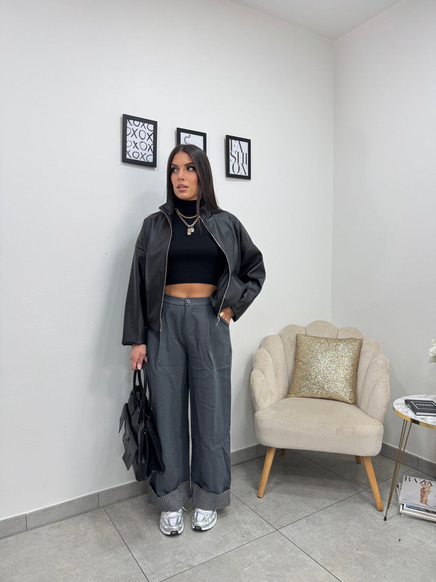 Pantalone Day Grigio