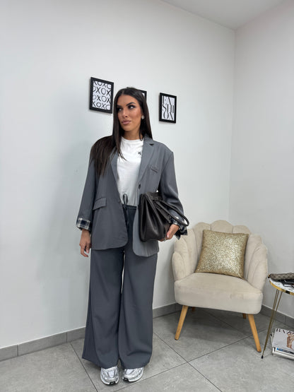 Tailleur Office Grigio