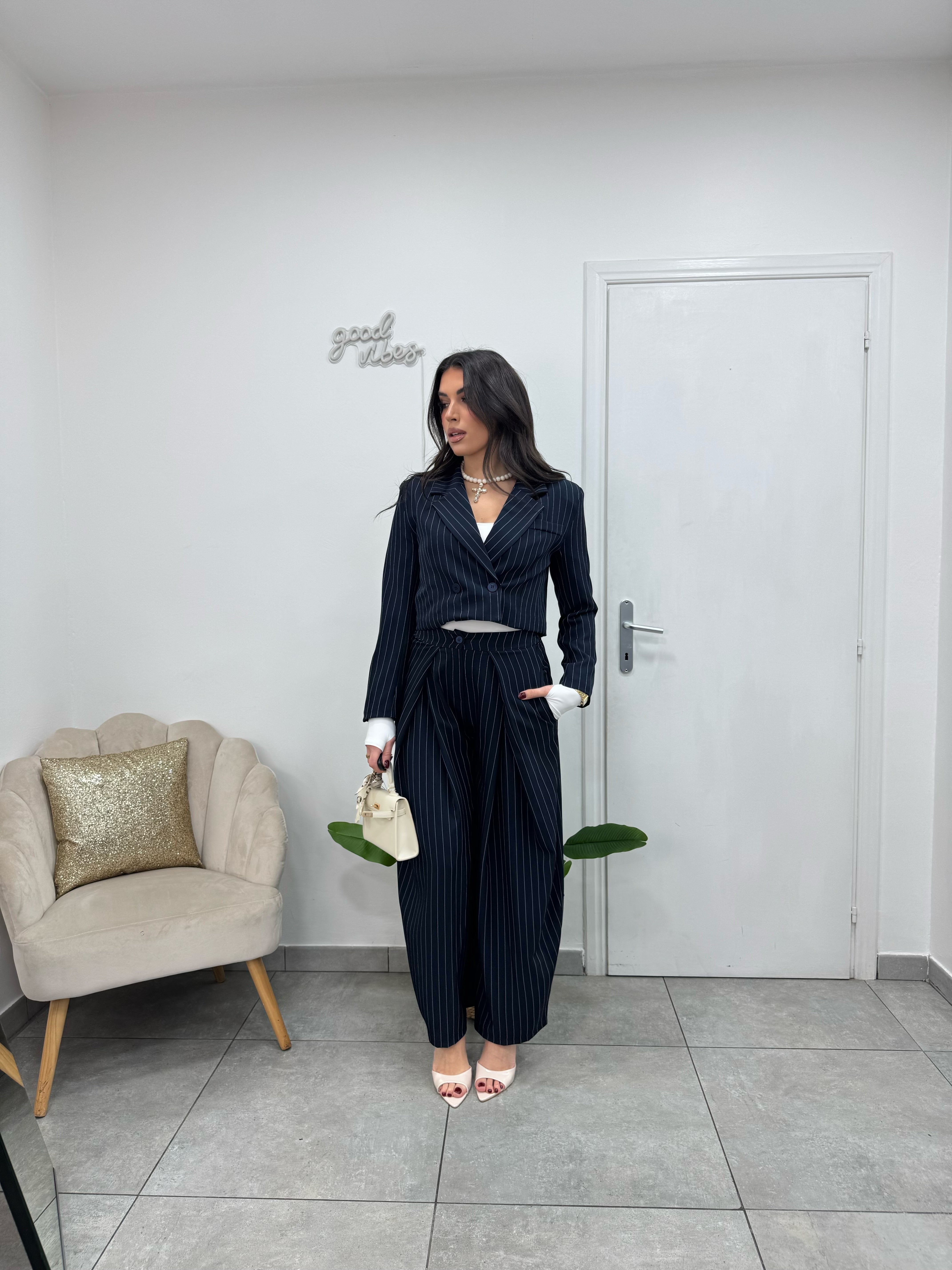 Pantalone Gessy Blu
