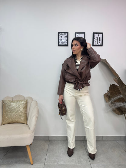 Pantalone Wideleg Panna