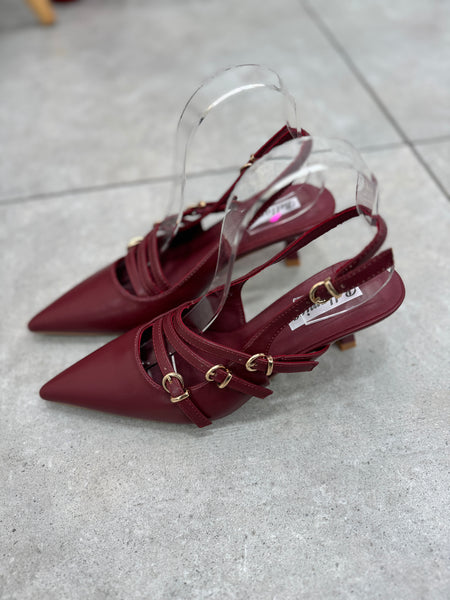 Slingback Burgundy