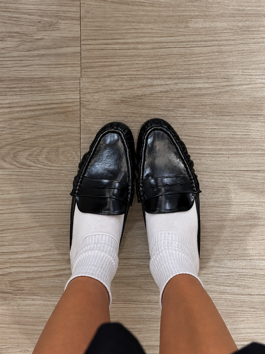 Mocassino Sabot Nero Ecopelle