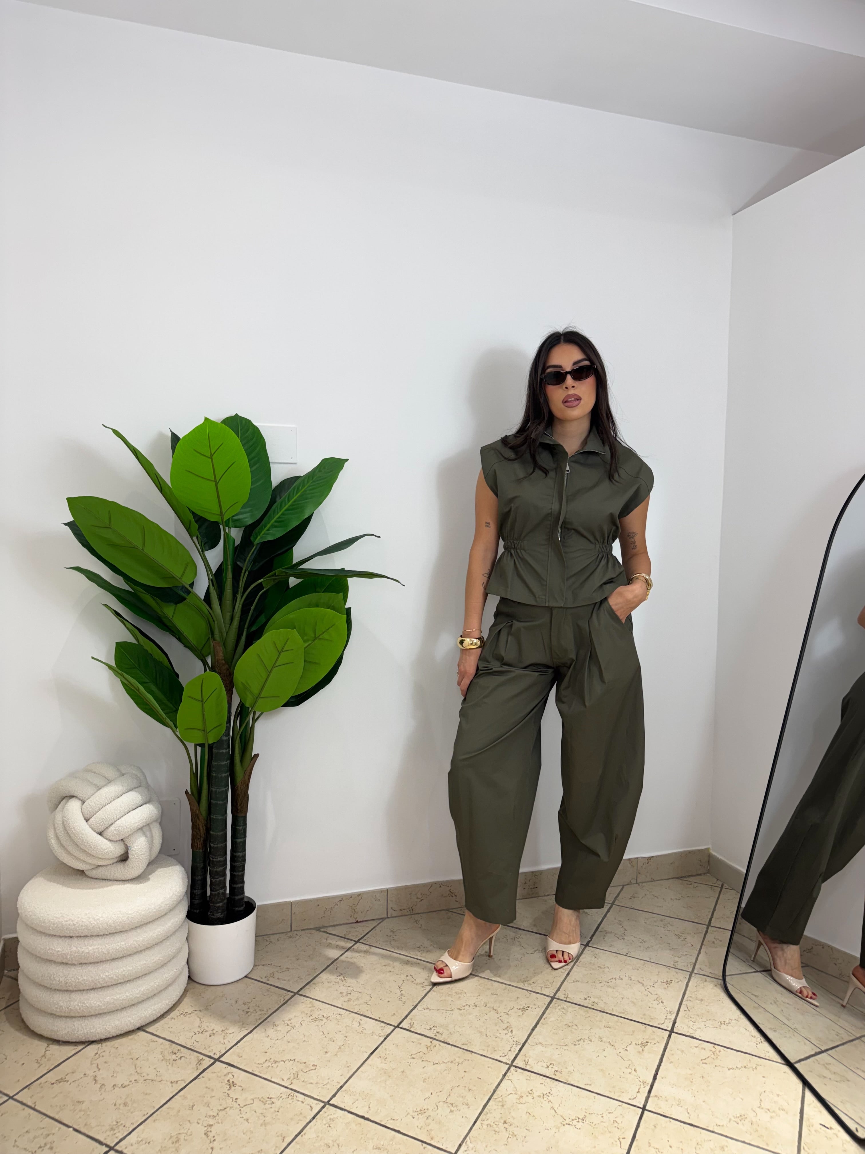 Cordset Army Verde