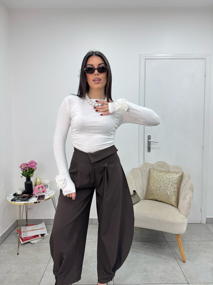 Pantalone Yasmine Marrone