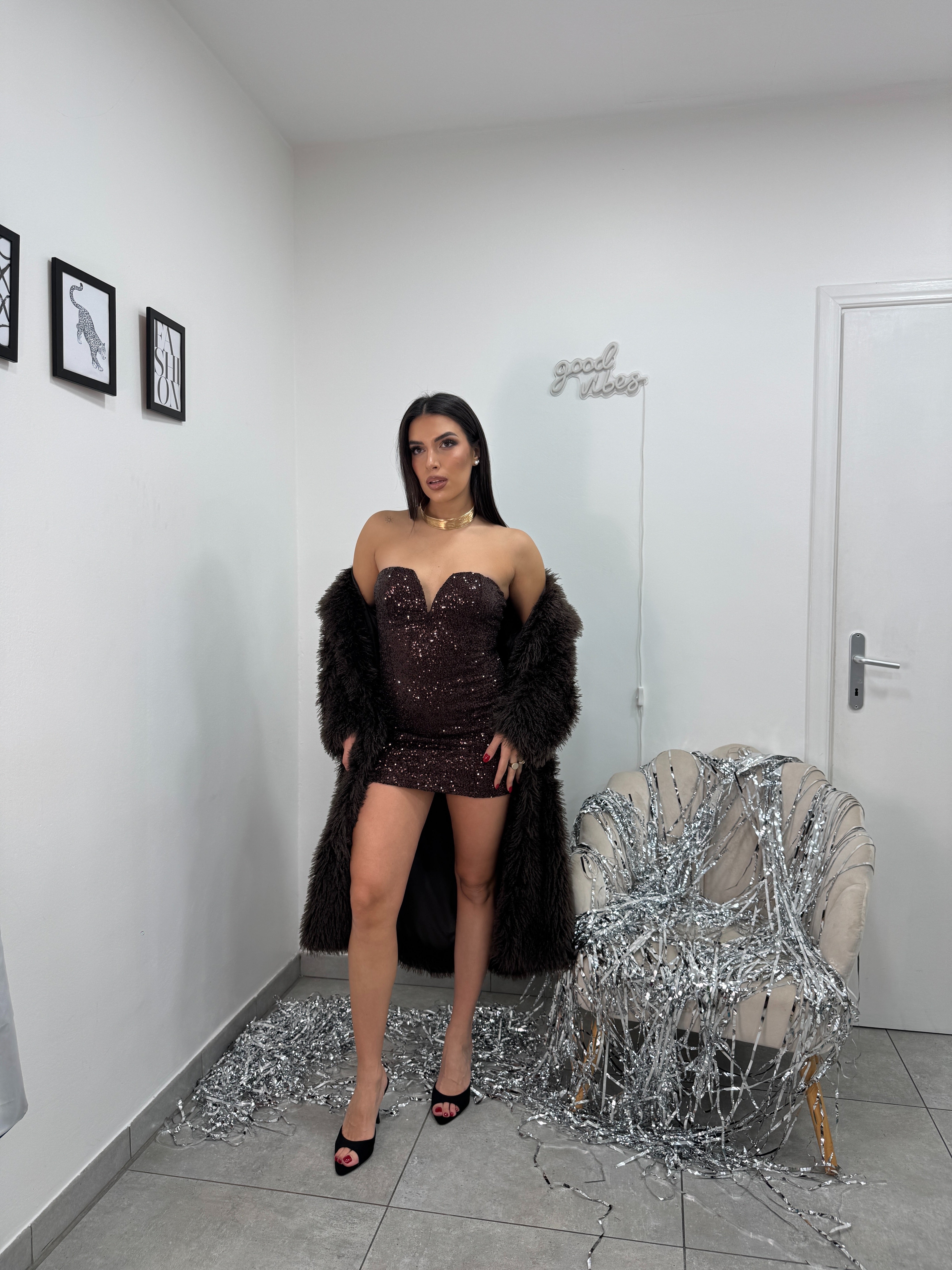 Abito Alicia Marrone