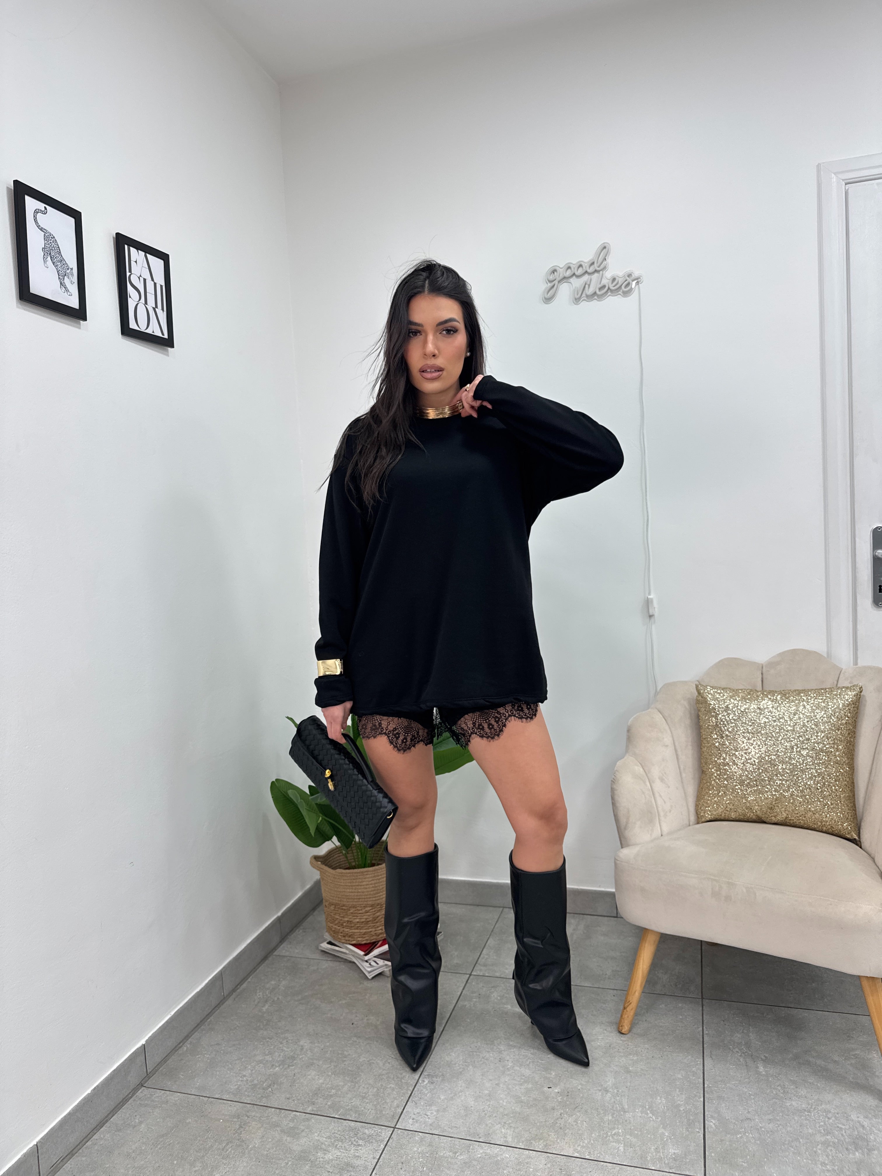 Maxi Maglia Nera