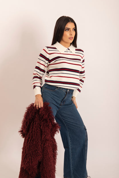 Ecopelliccia Crazy Bordeaux