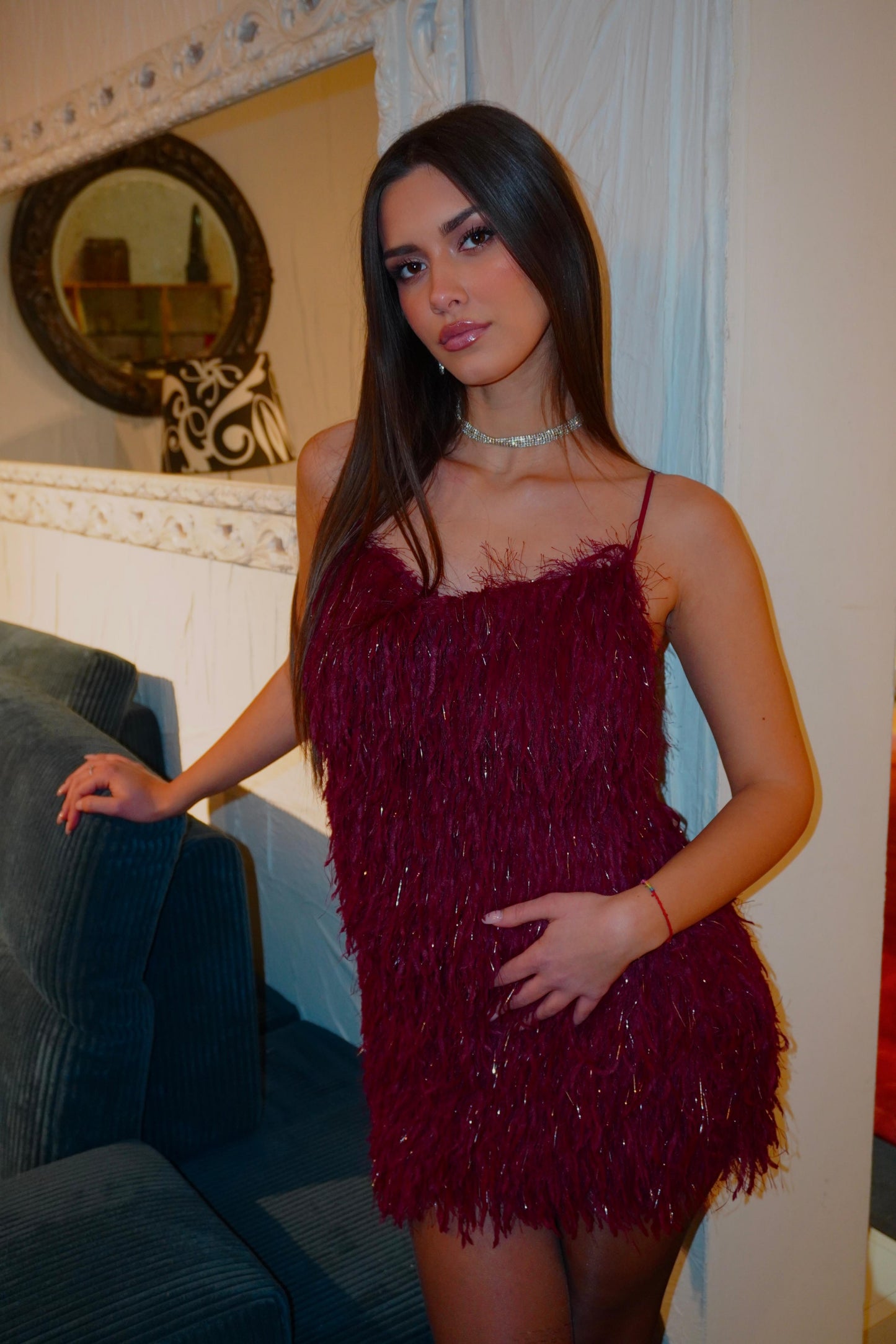 Abito Lizbeth Bordeaux