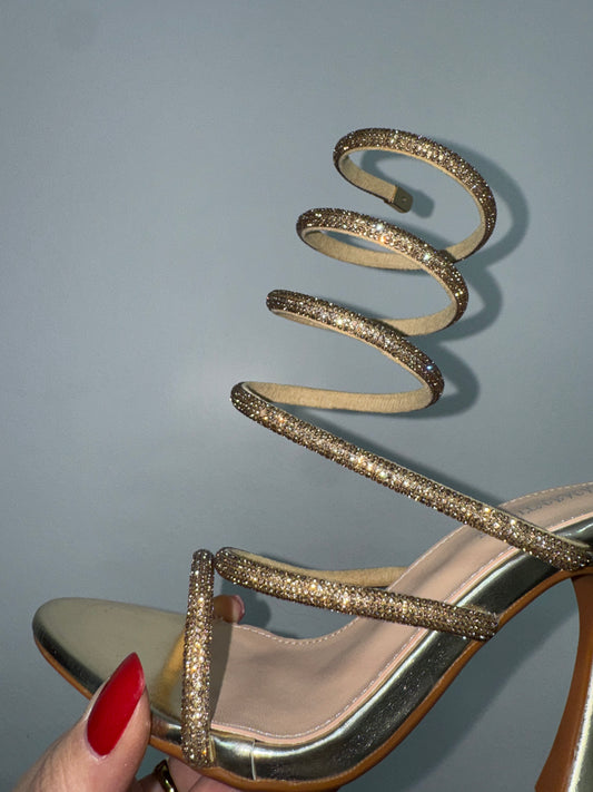Sandali Spiral Gold