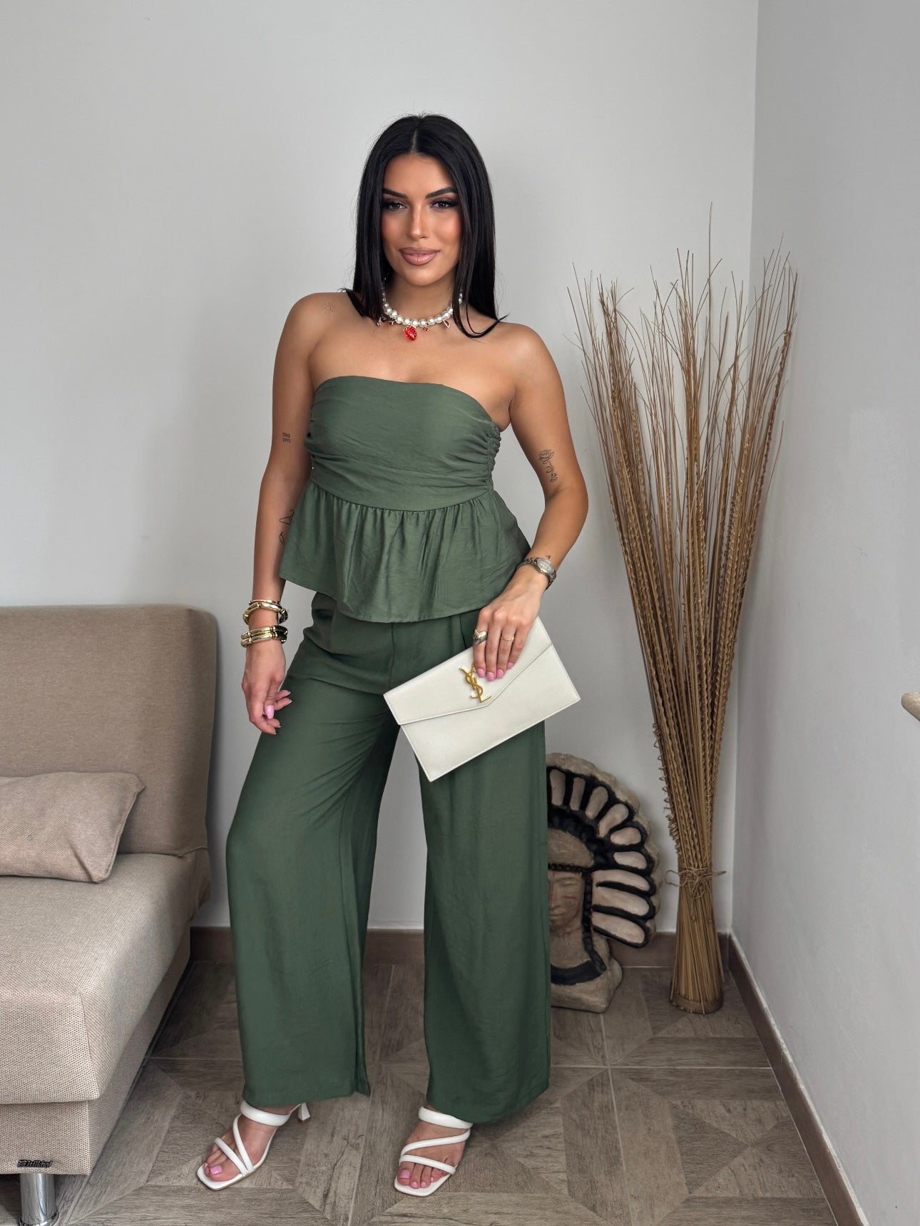 Cordset Amalfi Verde Militare
