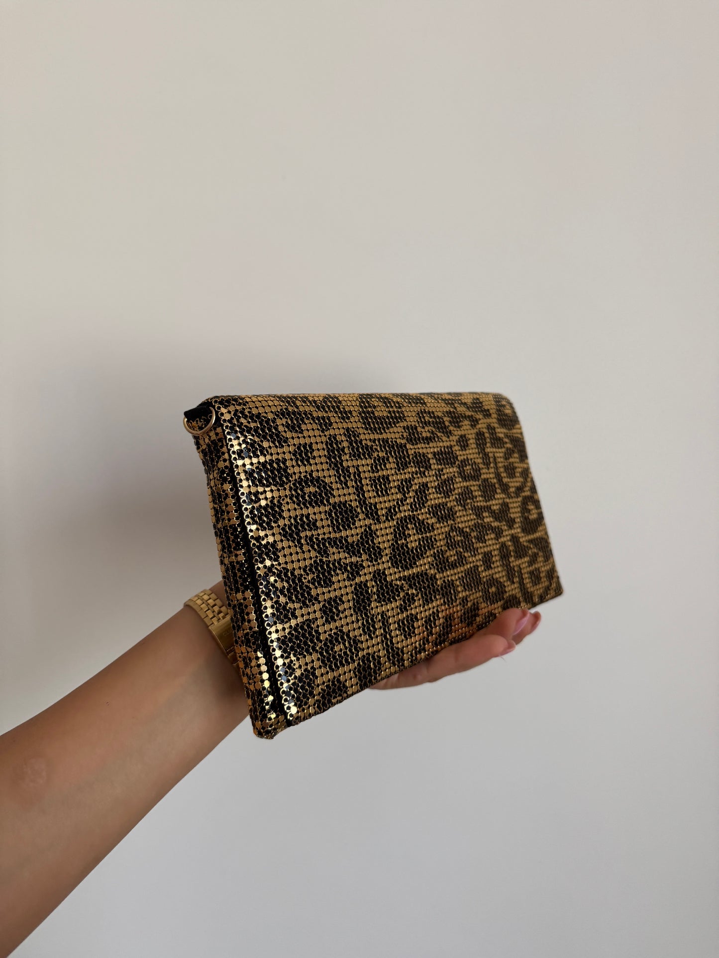 Pochette Gold Leopard