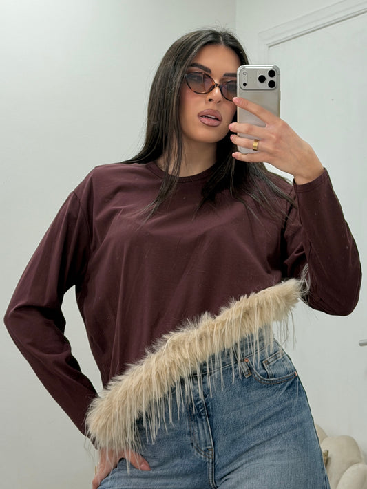 Maglia Plume Bordeaux