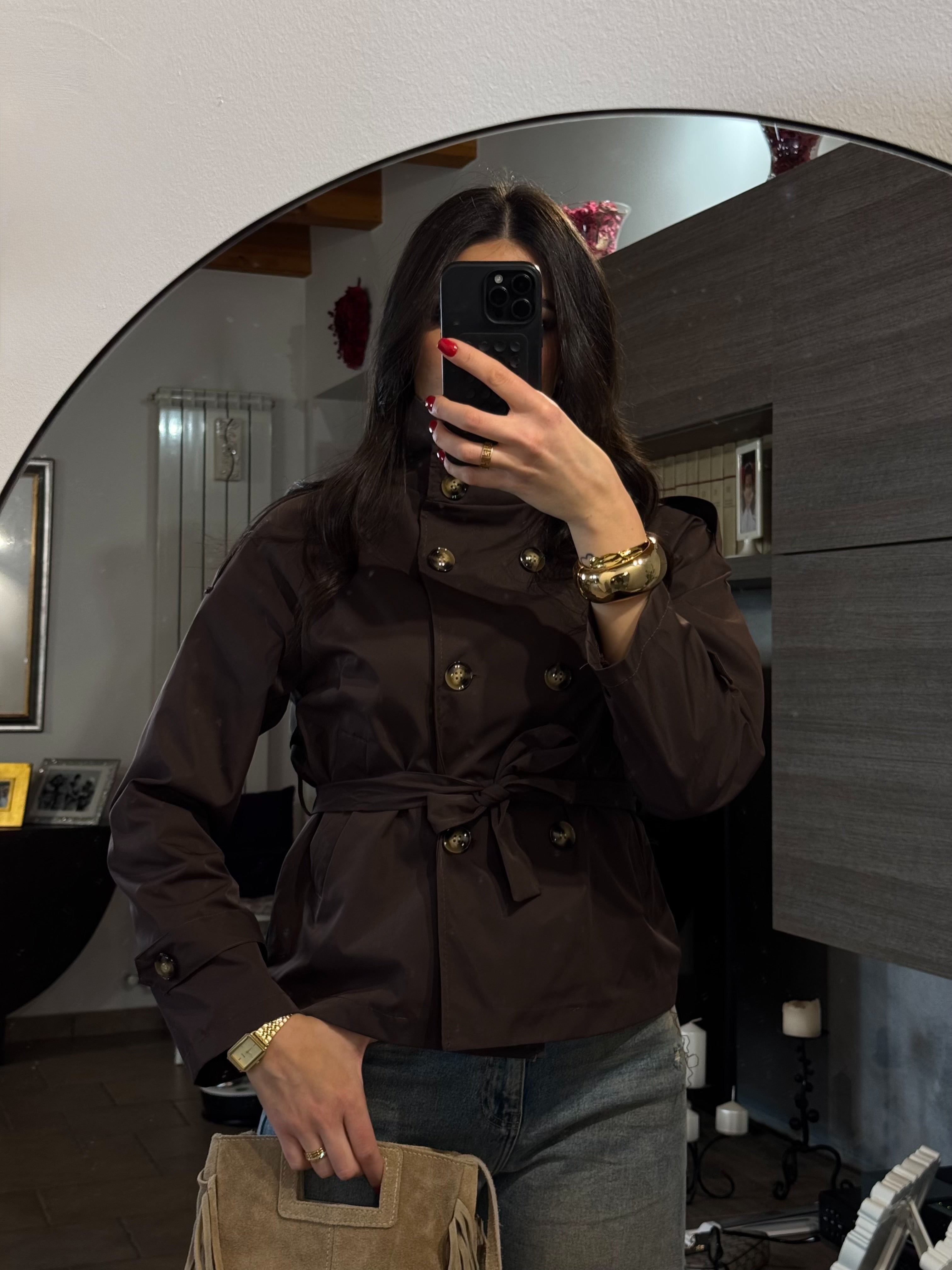 Trench Bristol Marrone