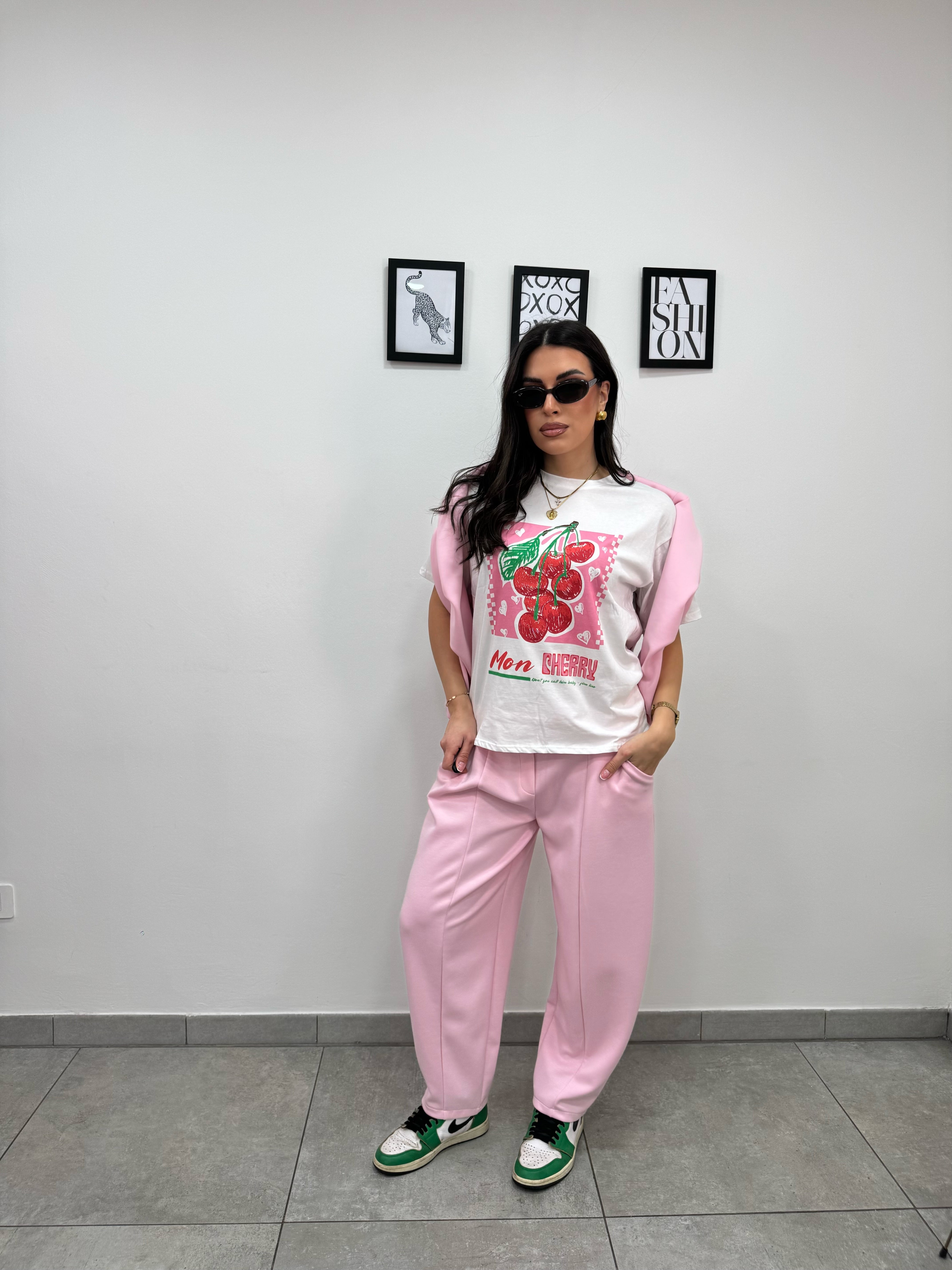 T-shirt Cherry Bianca