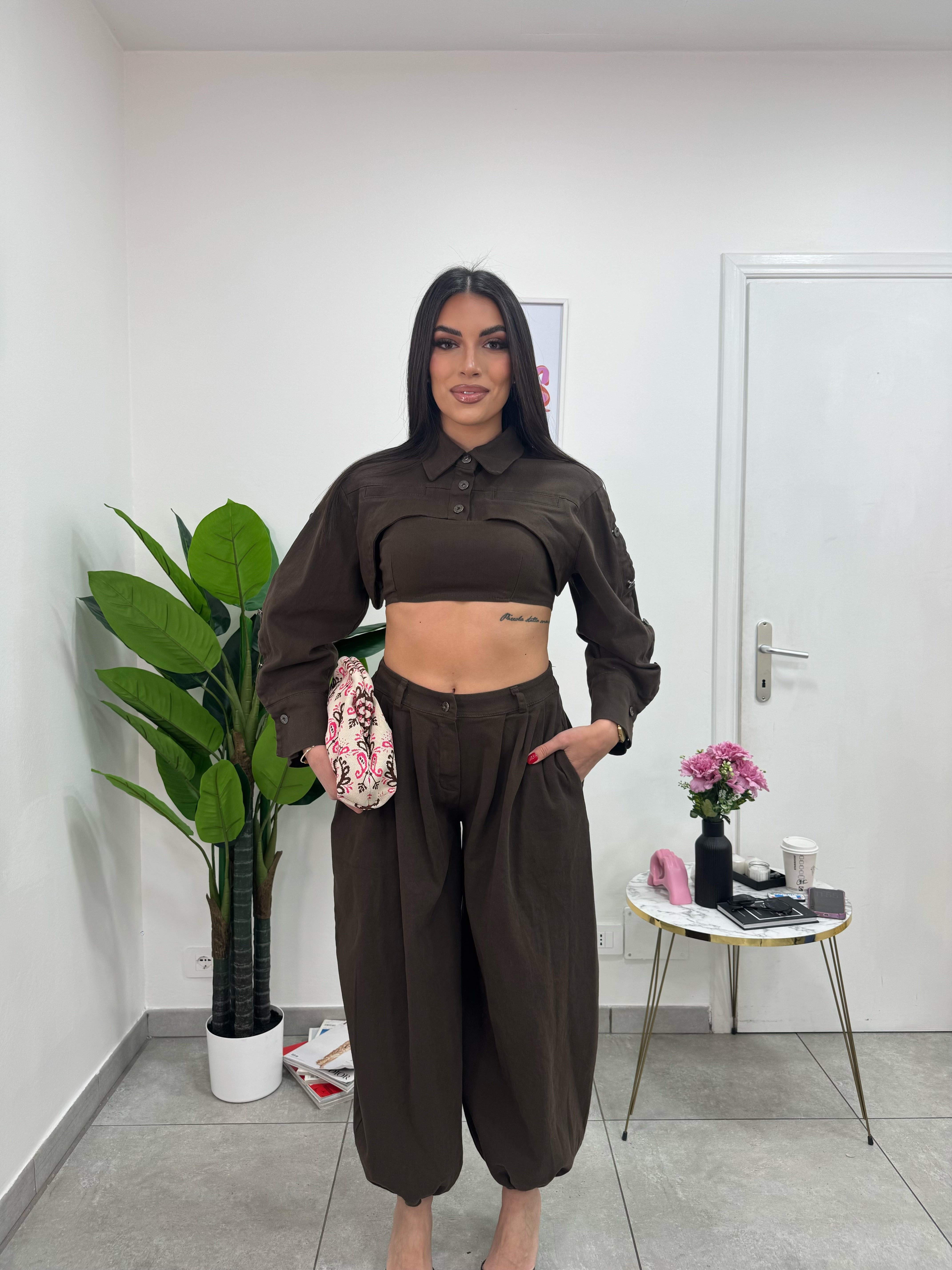 Cordset Boston Marrone