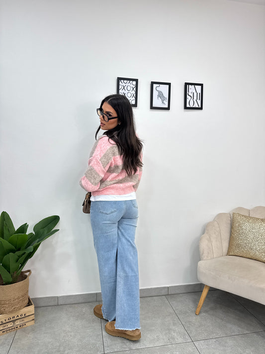 Jeans Wideleg Denim Chiaro